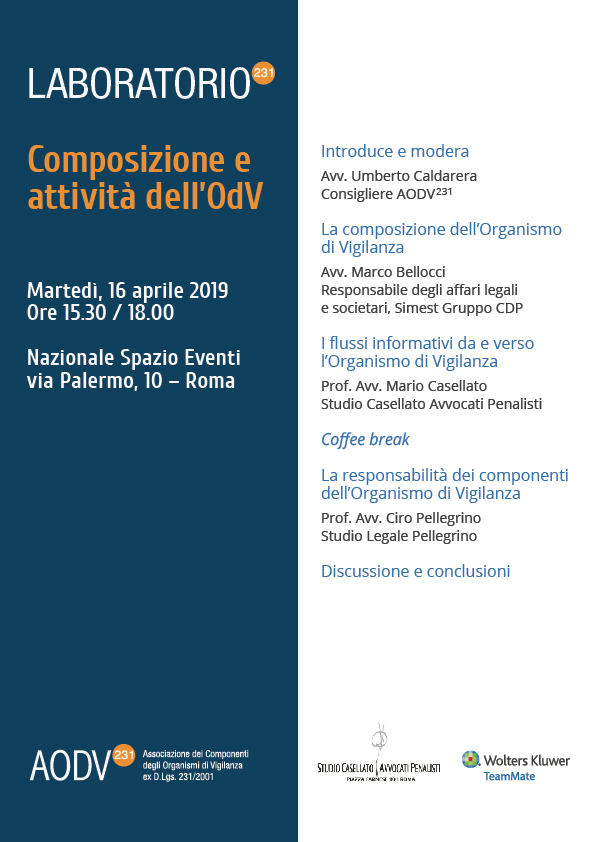 Composizione e attività dell'OdV